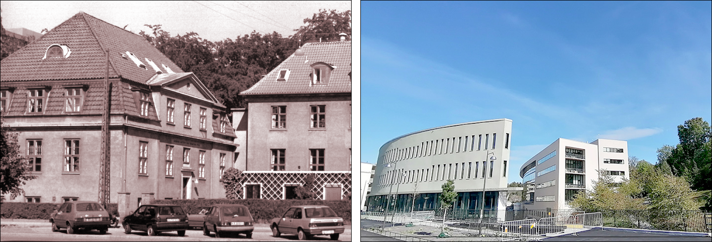 The Nordita building in Copenhagen, and the building in Stockholm.